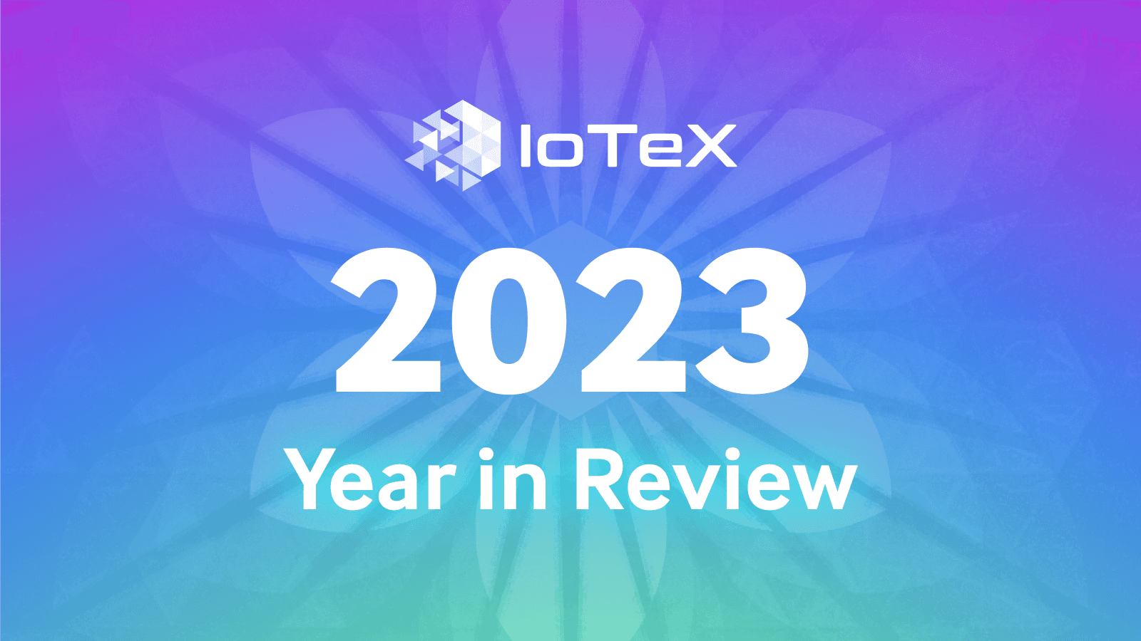 IoTeX Thrives in 2023, Launches W3bstream and Fosters DePIN Partnerships