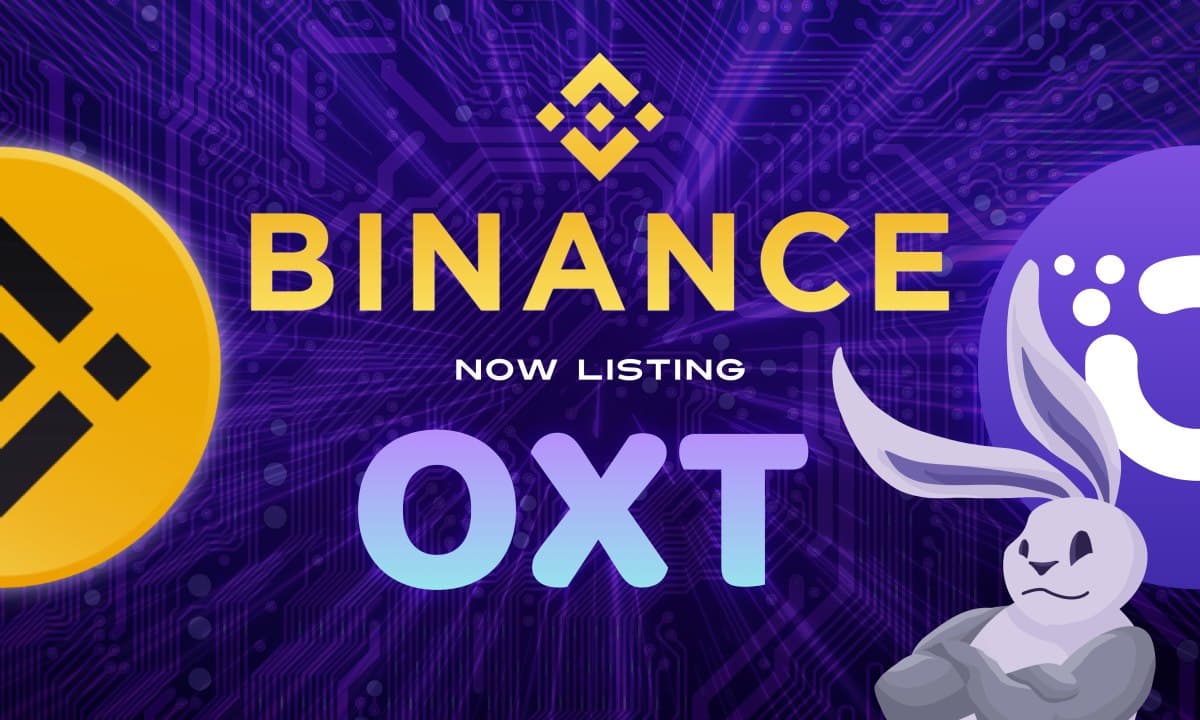 Orchid Digital Asset OXT Now Available on Binance, the World's Largest Crypto Exchange