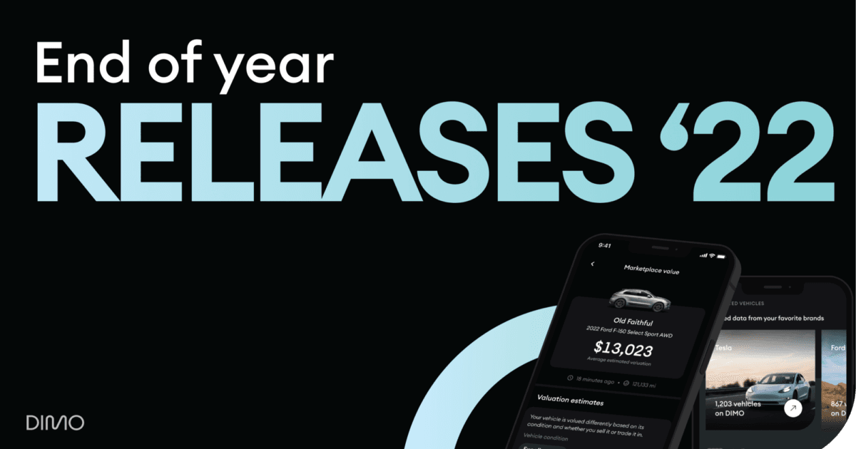 DIMO Announces Major Features in 2022