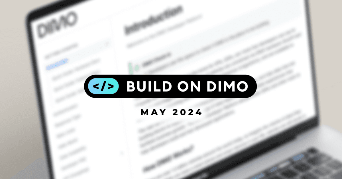 Introducing DIMO: Pioneering Digital Mobility with Innovative APIs and SDKs