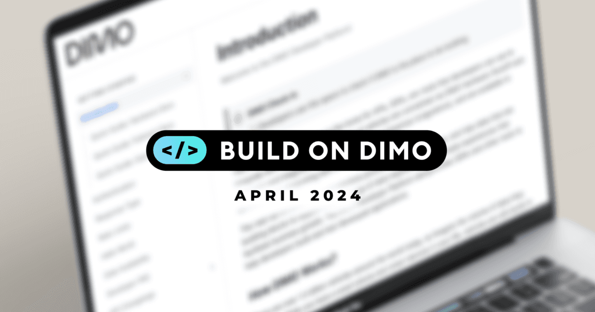 Unveiling the DIMO Developer License: A Gateway to Building with the DIMO Network
