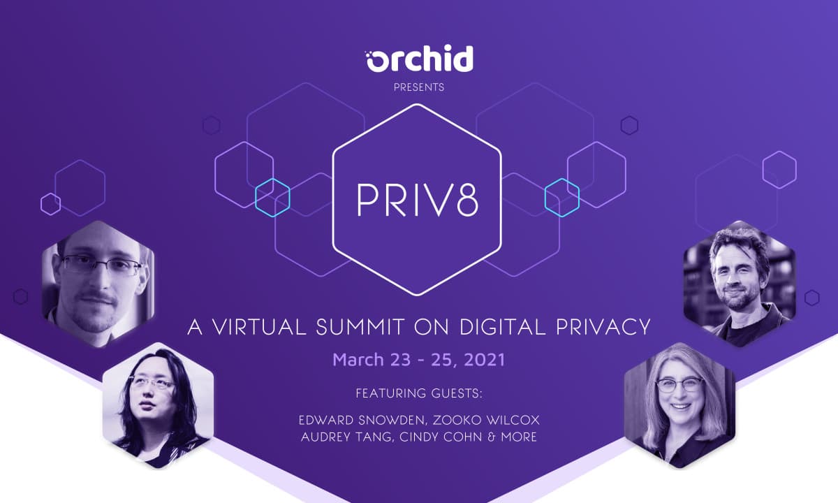 Orchid's Priv8 Summit to Feature Edward Snowden as Keynote Speaker