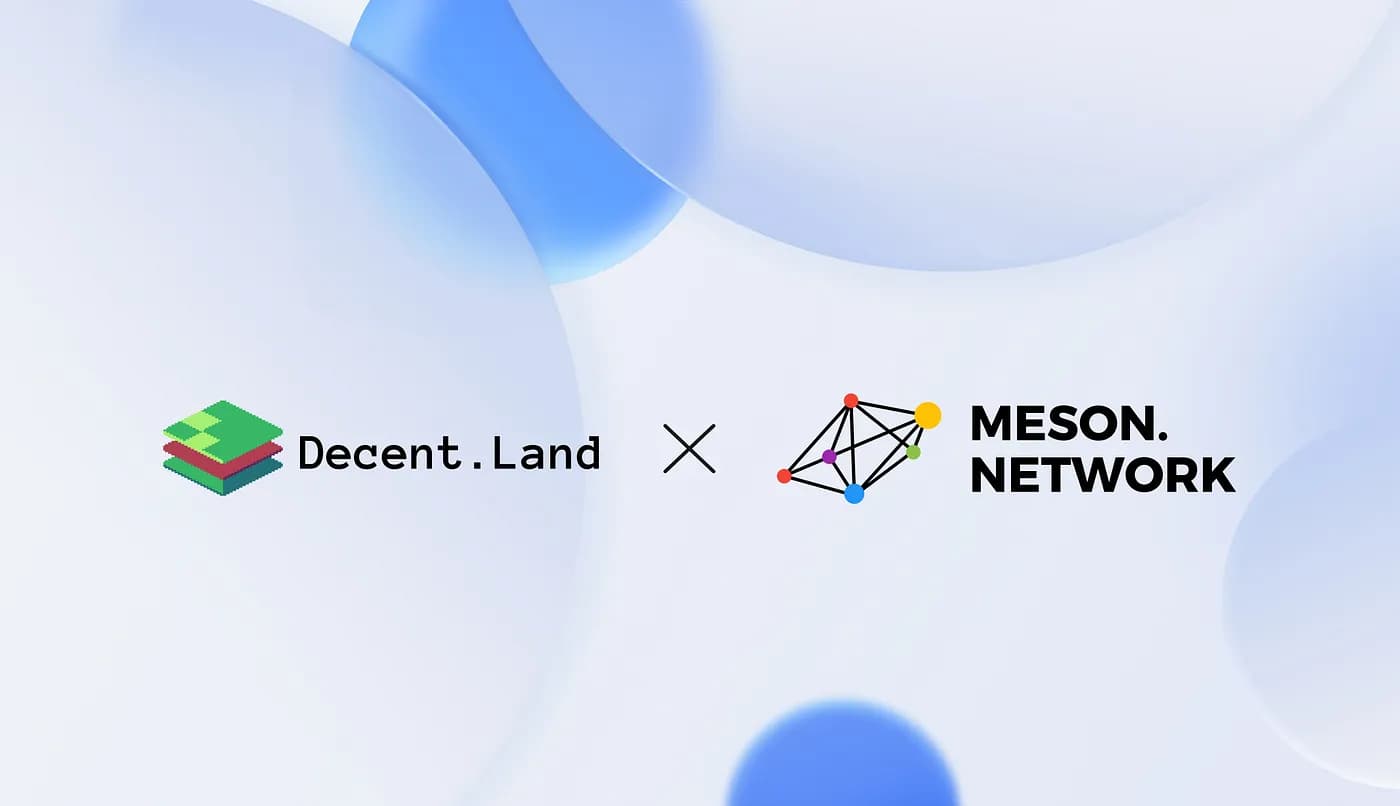 Meson Network Powers Decentralized Caching for Web3 Protocol Decent.land