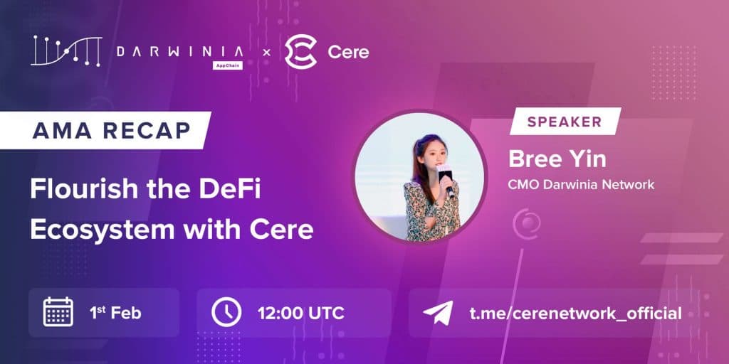 Cere Network Collaborates with Darwinia Network: AMA Highlights