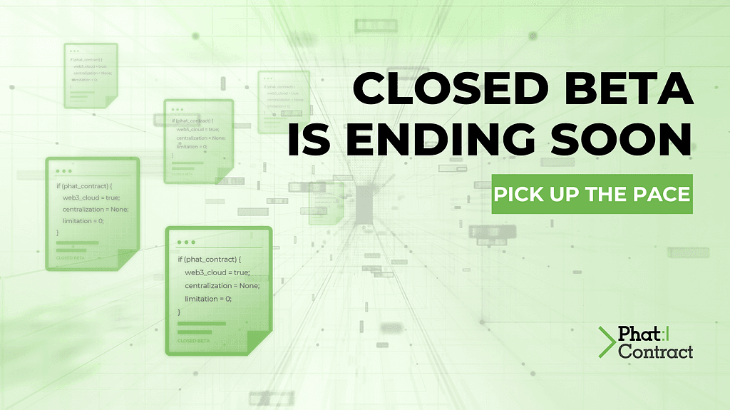 Phat Contract Beta Testing Comes to a Close