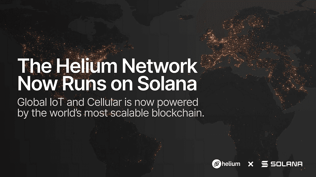 Helium Successfully Migrates to Solana, Ushering in a New Era of Decentralized Wireless Networks